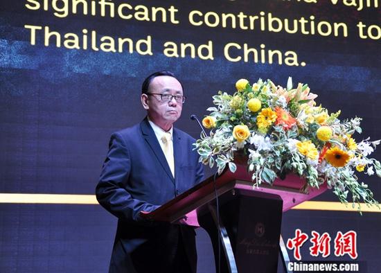 12月4日晚，泰王國駐南寧總領(lǐng)事館在廣西首府南寧市舉行招待會，慶祝泰國國慶。中新社記者 黃艷梅 攝